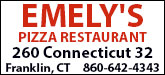 Emely's Pizza Restaurant Sponsorship Banner